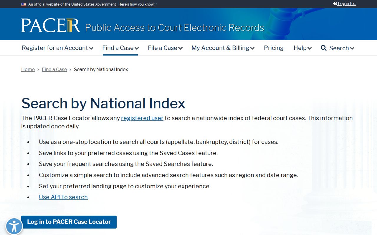 Perquimans County criminal records PACER case locator