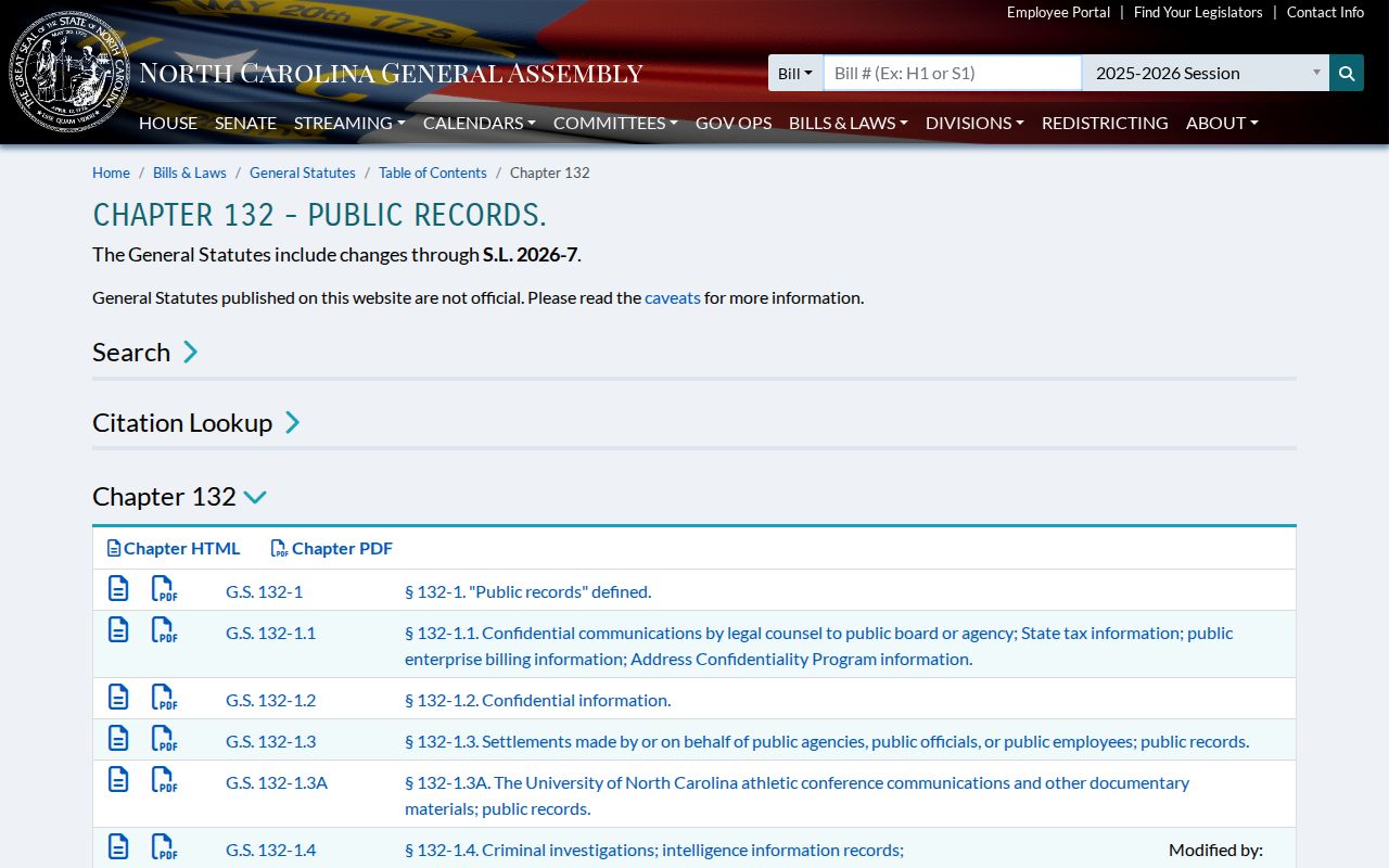 Perquimans County criminal records North Carolina Public Records Law