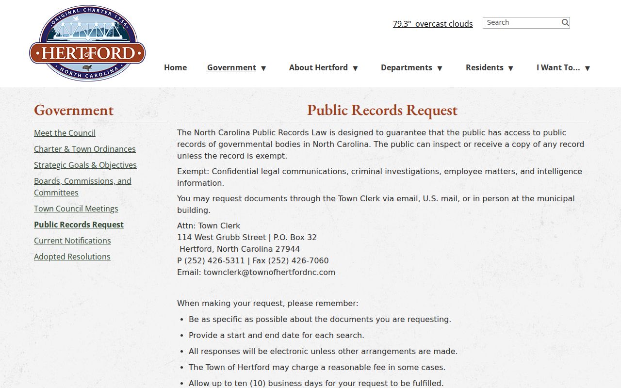 Perquimans County arrest lookup official public records instructions