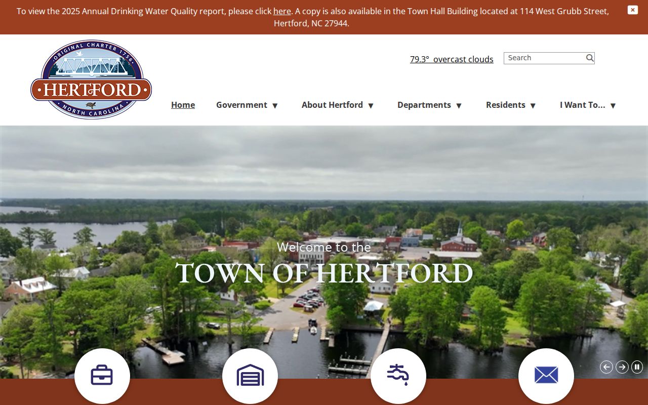 Town of Hertford official site for Hertford criminal record access