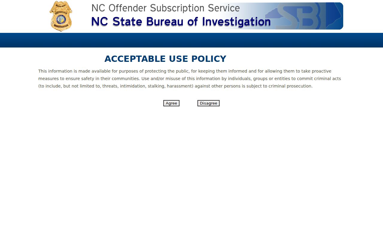 Perquimans County sex offender registry address alert signup